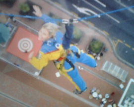 me jumping off sky tower